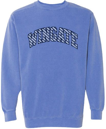 Flo Blue Wingate Crewneck Sweatshirt, Size: SM