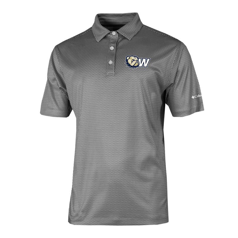 Black Dog Head W Embroidered Low Flyer Drifit Polo