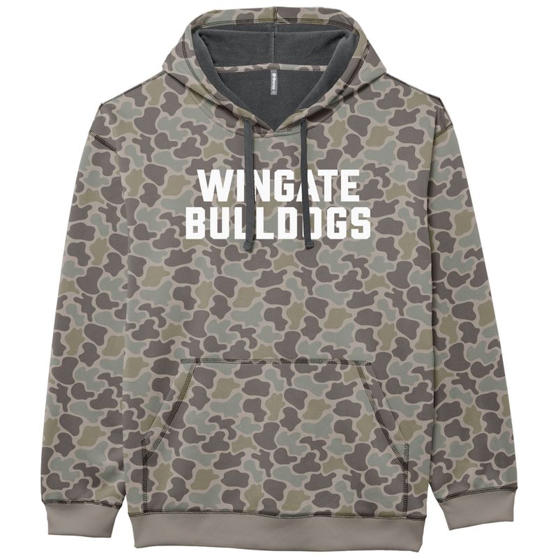 Wingate Bulldogs Duck Camo Transit Hoodie Sweatshirt
