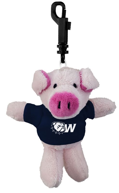 4.5" Wingate Dog Head Pig Bag Clippee