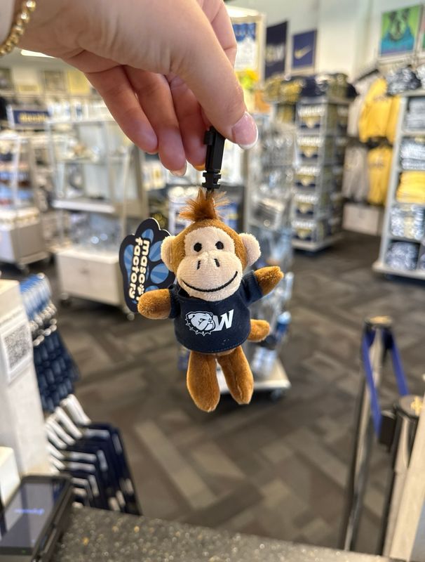 4.5" Wingate Dog Head Monkey Bag Clippee