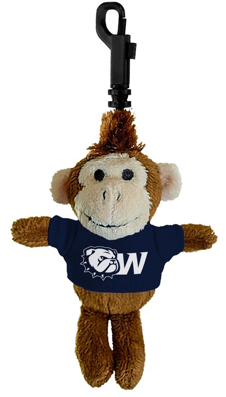 4.5" Wingate Dog Head Monkey Bag Clippee