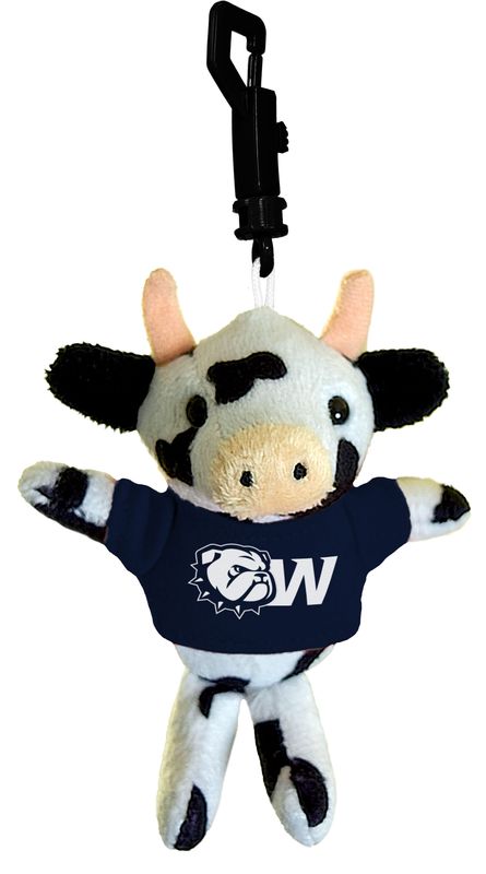 4.5" Wingate Dog Head Cow Bag Clippee