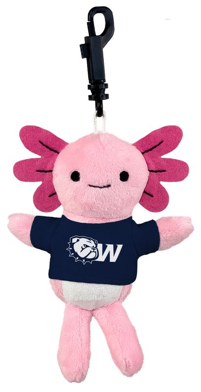 4.5" Wingate Dog Head Axolotl Bag Clippee