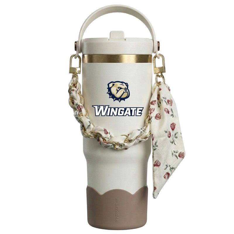 32 oz Tan Dog Head Wingate Hydrapeak 18/8 Nomad Stainless Steel Scarf Tumbler