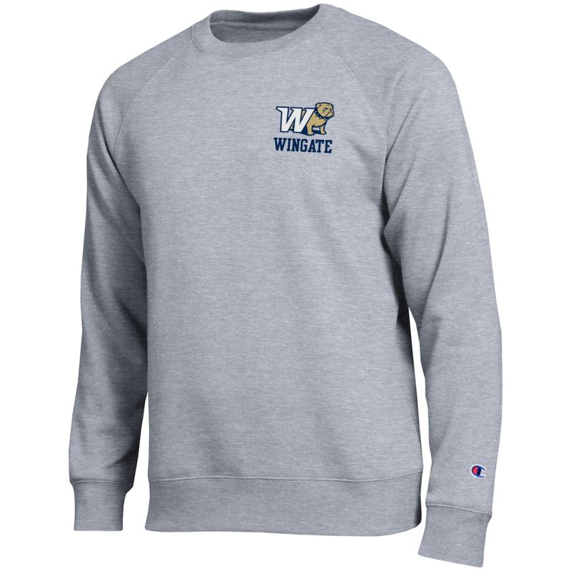 Grey Half Dog Wingate Left Chest All Star Fleece Crewneck Sweatshirt