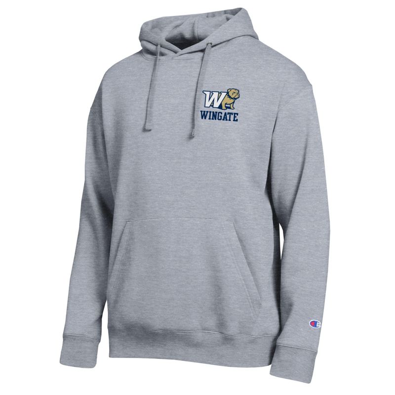 Grey Half Dog Wingate Left Chest All Star Fleece Hoodie Sweatshirt