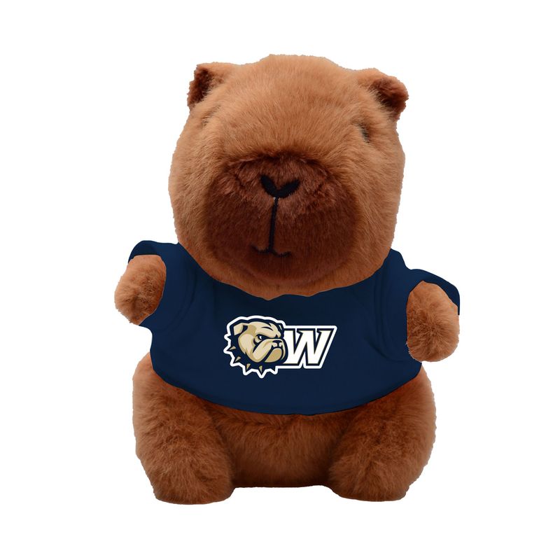 8" Navy Dog Head W Capybara Bean Buddy