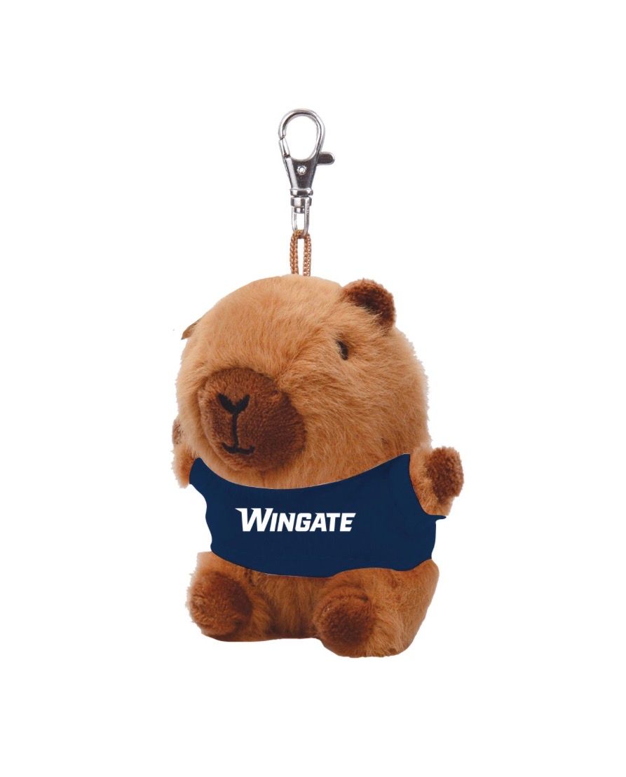 4" Navy Wingate Capybara Keychain