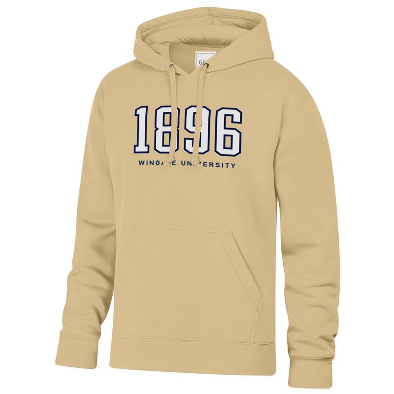 Vegas Gold 1896 Wingate University Big Cotton Hoodie Sweatshirt