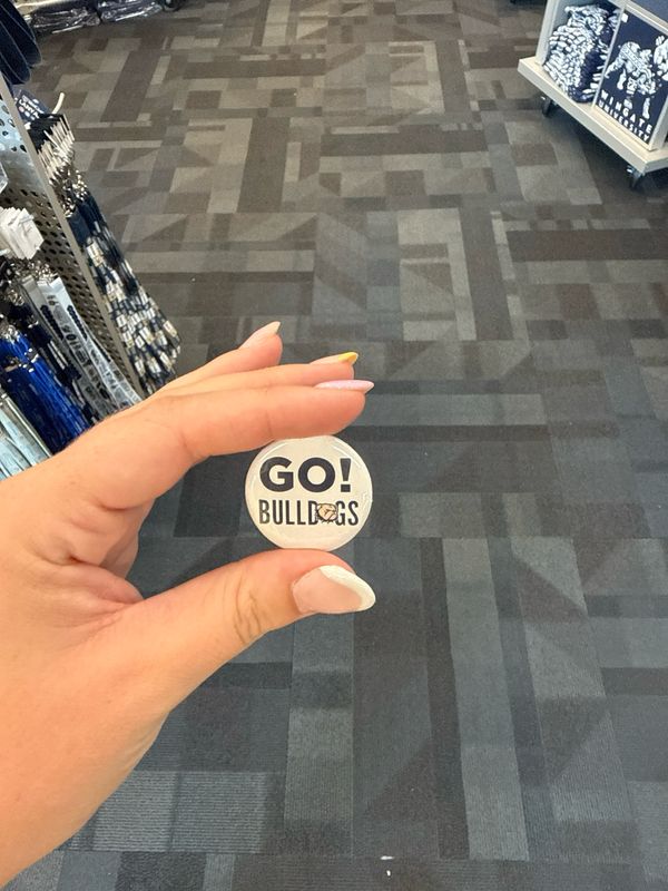 1.25"  Go Bulldogs Mini Button