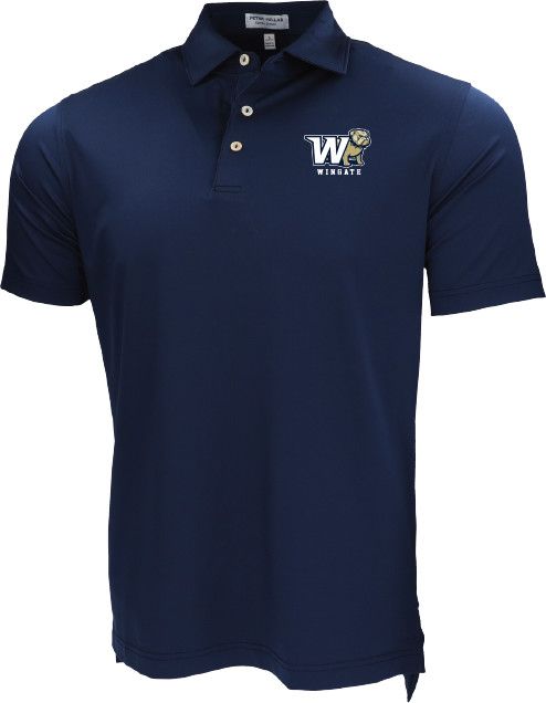 Peter Millar W Half Dog Wingate Solid Performance Jersey Short Sleeve Polo, Size: MD
