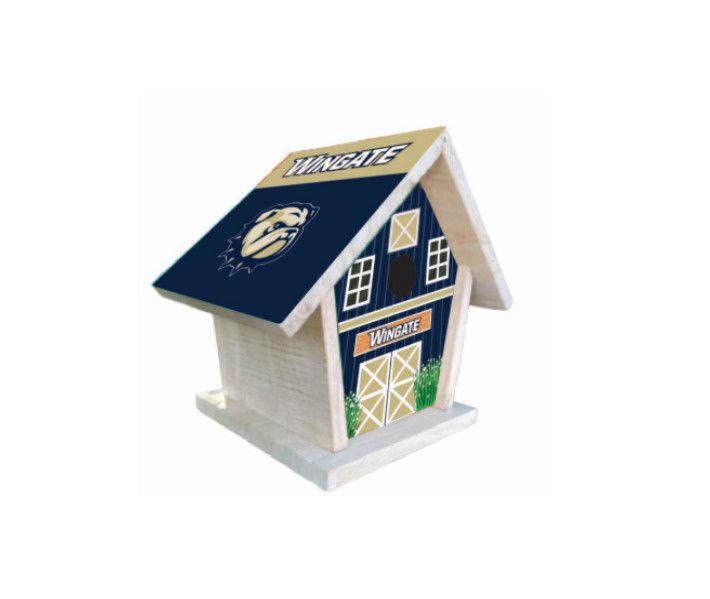 9.25" x 8.5" x 6.2" Wingate Dog Head Bailey Wooden Birdhouse