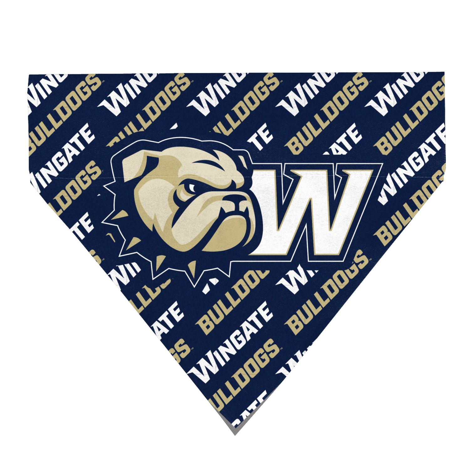 Dog Head W Wingate Bulldogs Deluxe Pet Bandana