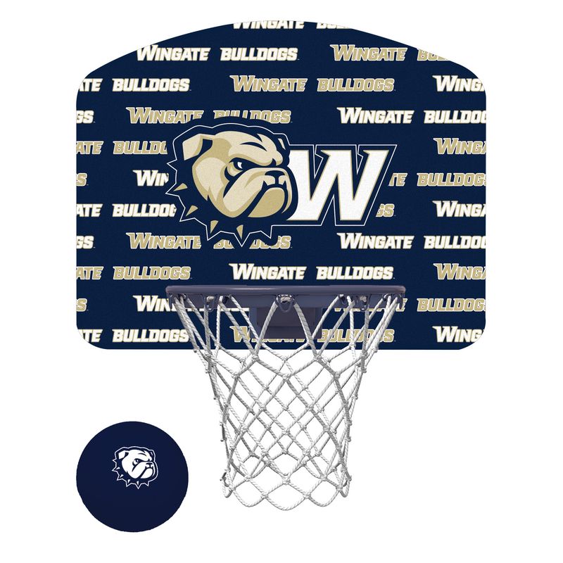 Navy Dog Head W Mini Basketball Set