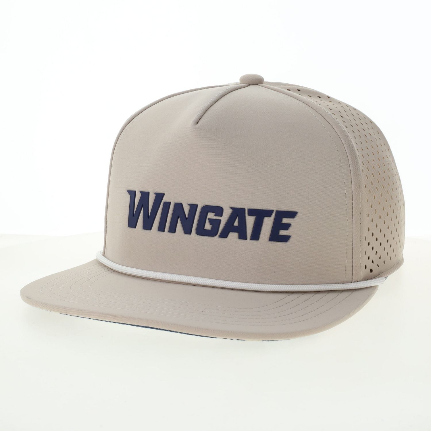 Stone Wingate Vinyl Patch 5 Panel Mid Pro Ventilated Performance Snap Back Hat