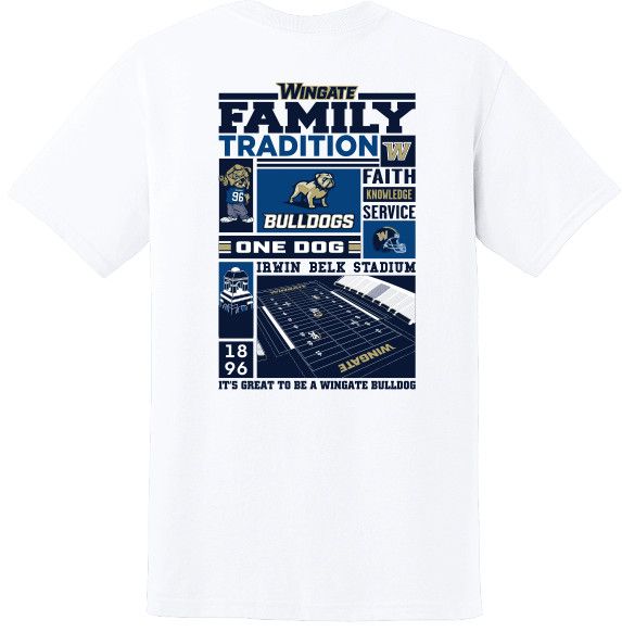 White Family Traditions Short Sleeve T Shirt, Size: SM