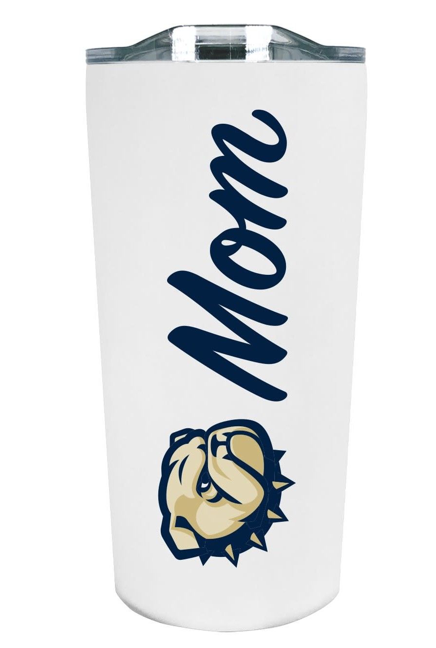 18oz Navy White MOM Soft Touch Tumbler Set