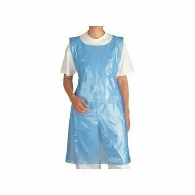 Blue 360° Polythene Aprons - 250 Per Box *SPECIAL OFFER*