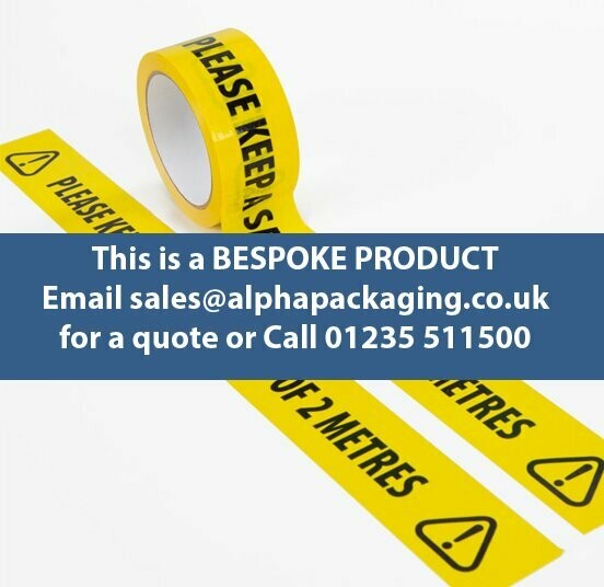 2m Self Distancing Tape - contact for a quote