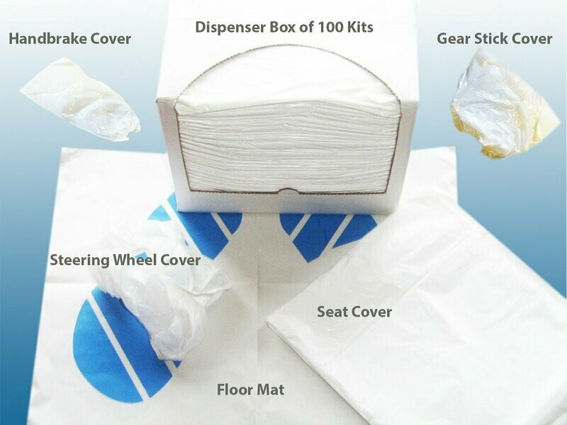 5 in 1 Car Valeting Disposable Clean Kit