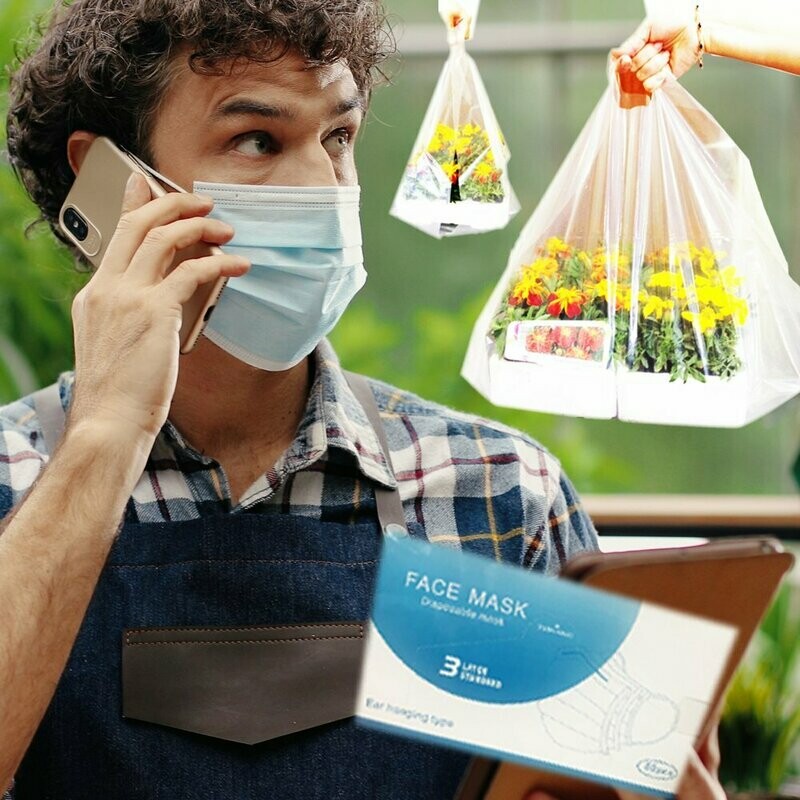 Bedding Tray Plant Carrier Bags - Free Masks when ordering 3 boxes of more