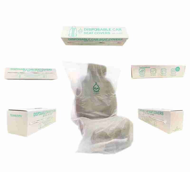 Oxo-biodegradable Polythene Disposable Car Seat Covers (economy) 100 Oxo-biodegradable Polythene Disposable Car Seat Covers (economy) 100