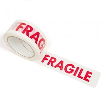 Printed Fragile Tape 48mm x 66m Pack of 6