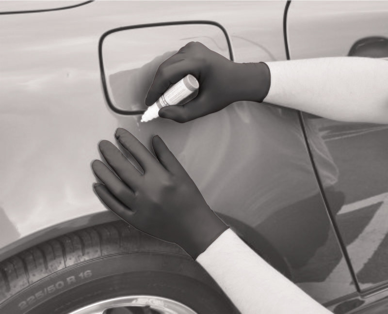 Powder Free Rhino Black Nitrile Gloves