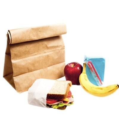 Paper Block Bottom Food or Bulb Bags 70gsm