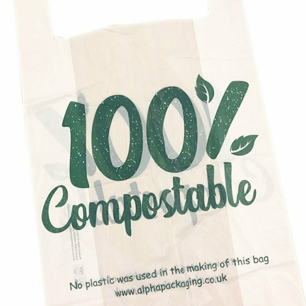 100% Compostable Vest Bags 100% Compostable Vest Bags