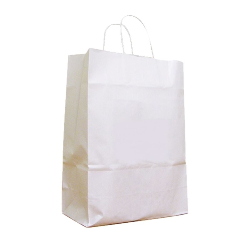 Twist Handle Paper Bags Brown or White 305 x 425 x 400mm Twist Handle Paper Bags Brown or White 305 x 425 x 400mm