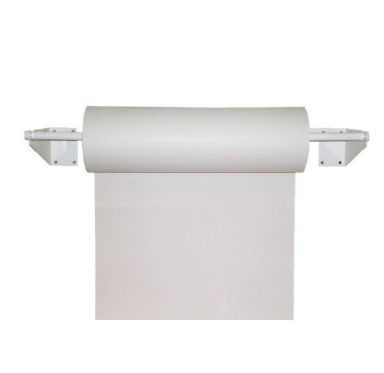 Single Bar Metal Garage Workshop Wall Dispenser for rolls of seat covers, floor mats & PAPER boot liners