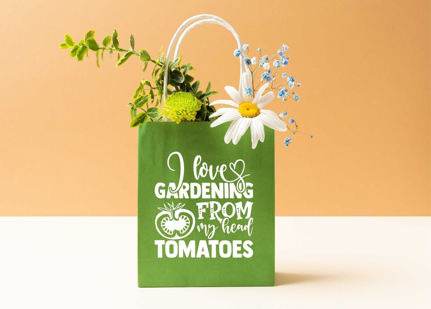 Printed Brown Kraft Paper Event Bags