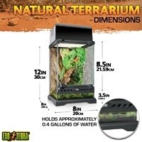 EXO TERRA GLASS TERR 8X8X12