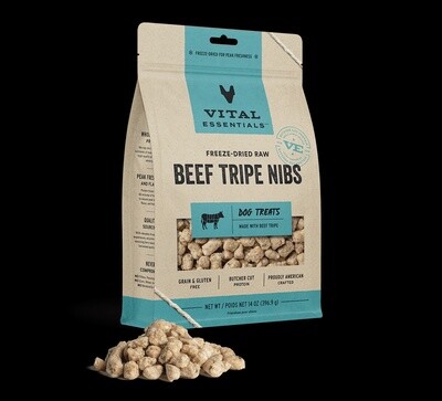VE DOG FD BEEF TRIPE NIBBLETS 16 OZ