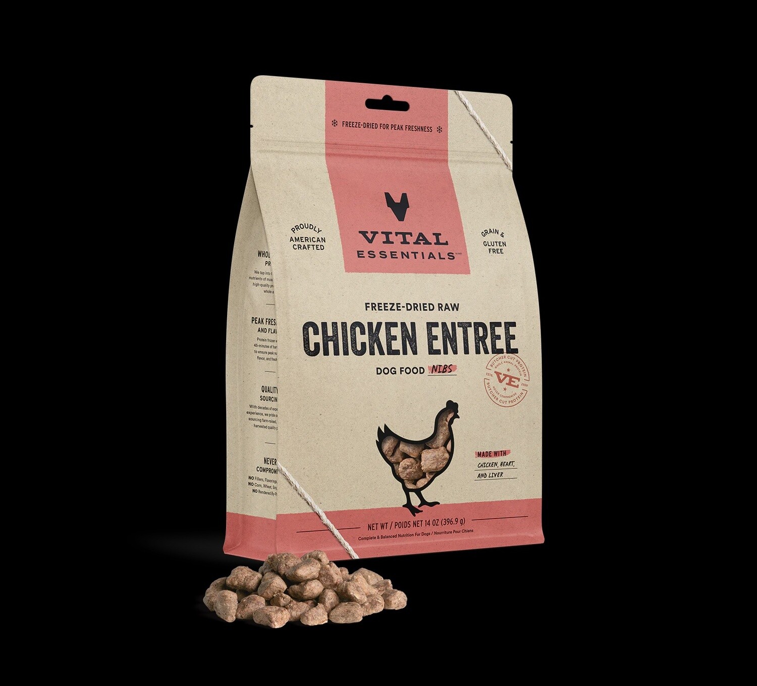 VE DOG FD CHICKEN NIBBLETS 16 OZ