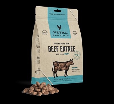 VE DOG FD BEEF NIBBLETS 16 OZ