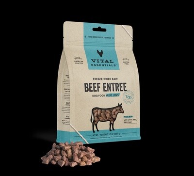 VE DOG FD BEEF MINI NIBS 16 OZ