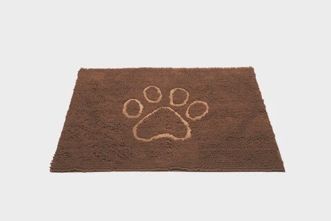 DIRTY DOG DOORMAT MOCHA BROWN LG