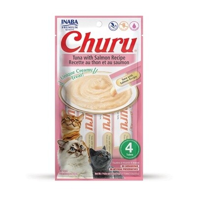 CHURU TUNA W/ SALMON 4 PK