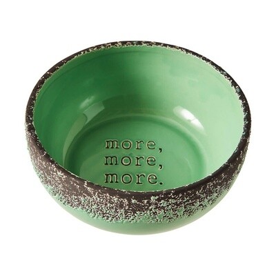 ETH DOG DISH AVOCADO LG