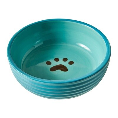 ETH DOG DISH AQUA SM