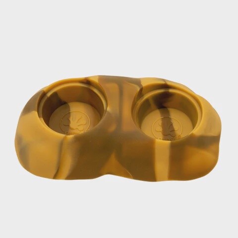 PANGEA ULTIMATE FOOD DISH TAN MARBLE