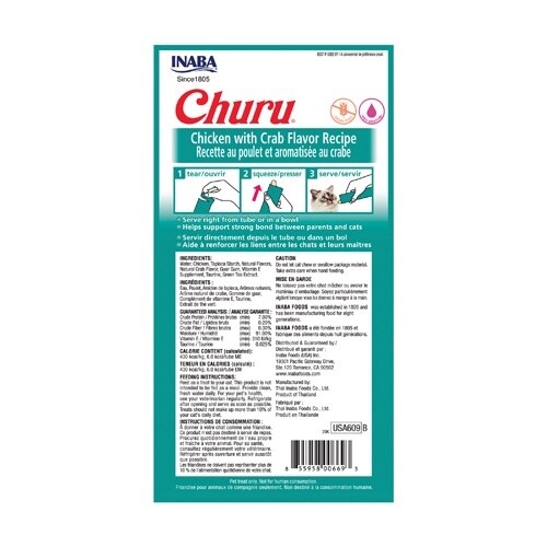 CHURU CHICKEN W/ CRAB 4 PK
