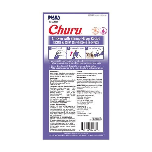 CHURU CHICKEN W/ SHRIMP 4 PK