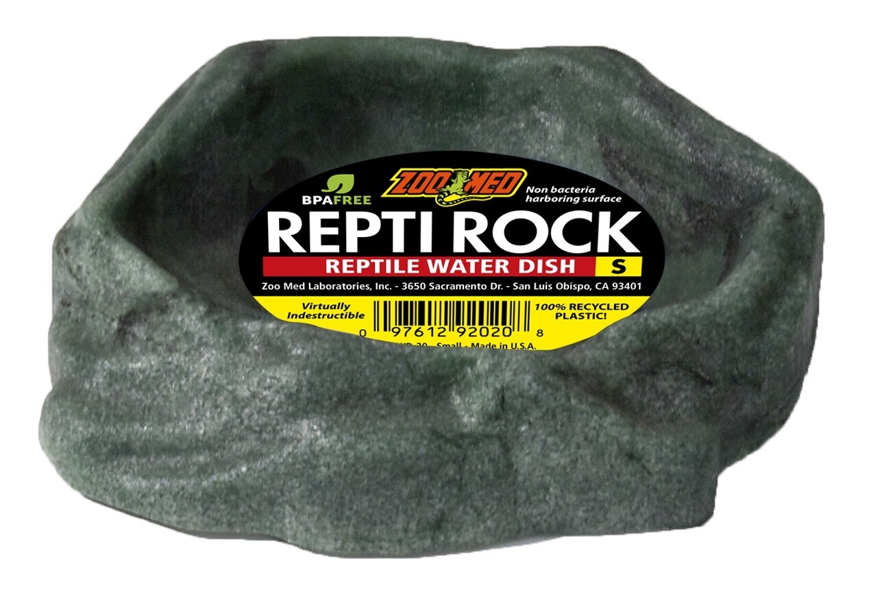 ZM REPTI ROCK WATER DISH SM