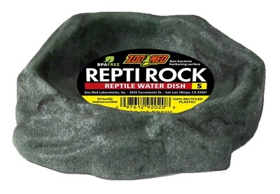 ZM REPTI ROCK WATER DISH SM