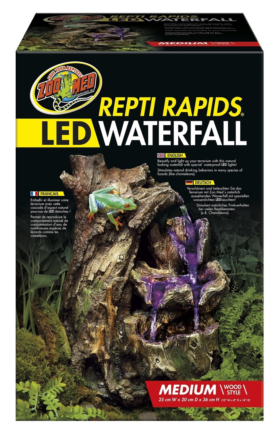 ZM LED WATERFALL WOOD MD