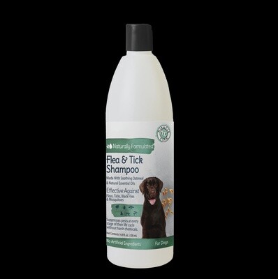 NC NAT FLEA TICK SHAMPOO 16OZ